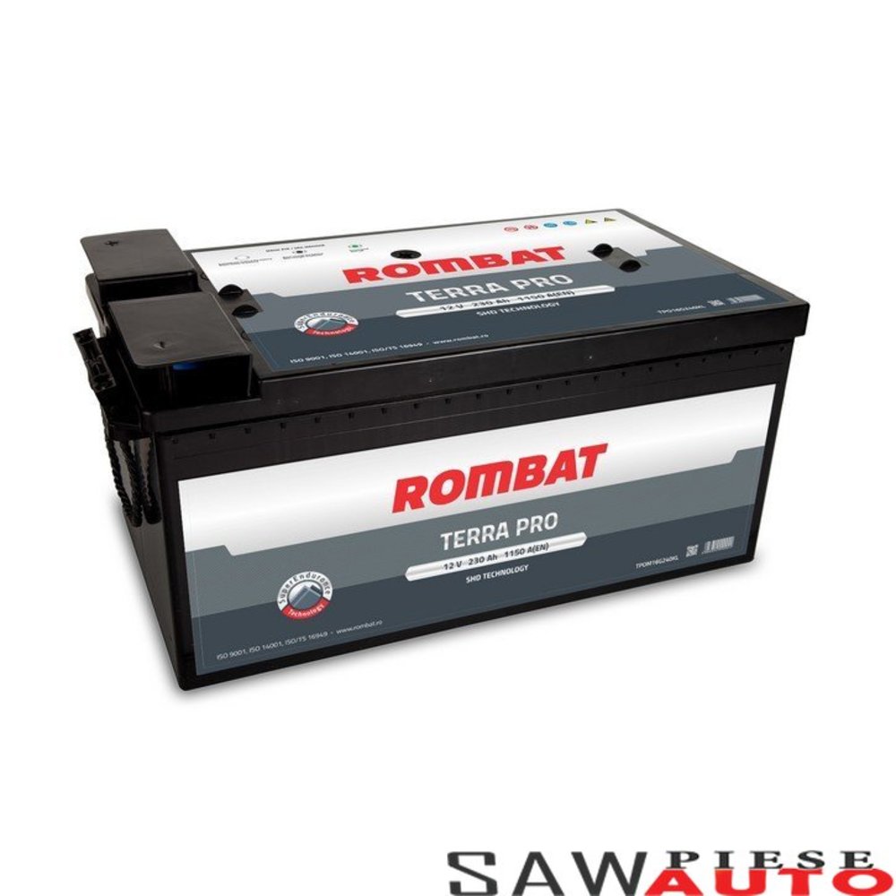 baterie auto ROMBAT terra pro 230ah