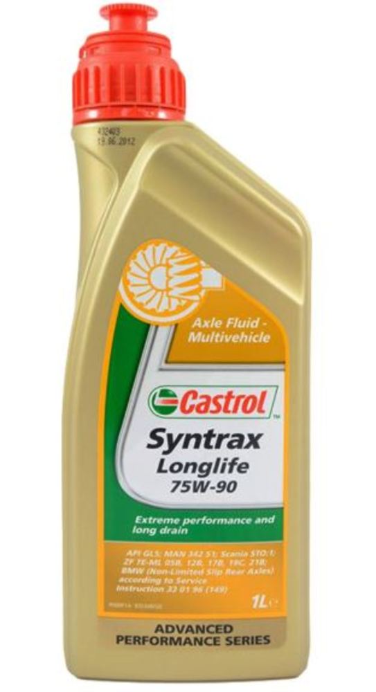 ulei transmisie CASTROL syntrax long life 75w-90 1l